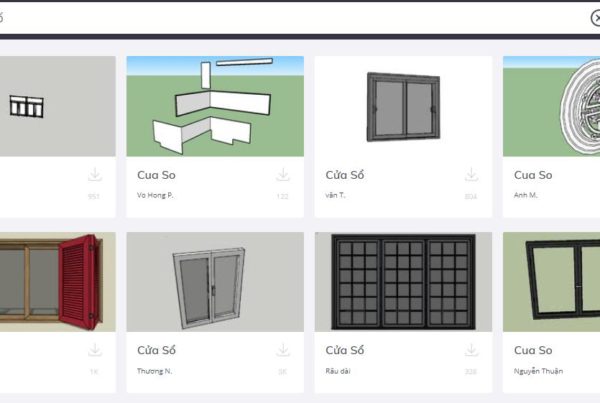 Thu vien cua so SketchUp